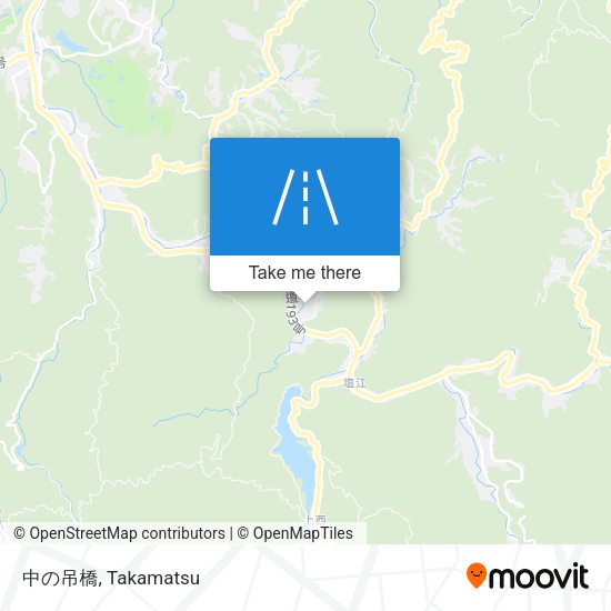 中の吊橋 map