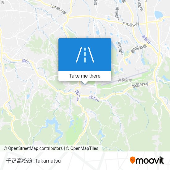千疋高松線 map