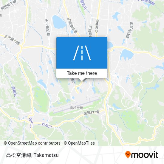 高松空港線 map