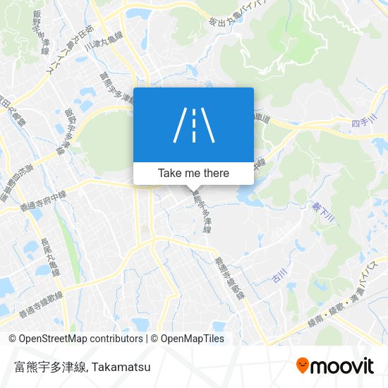 富熊宇多津線 map