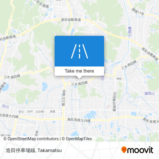 造田停車場線 map