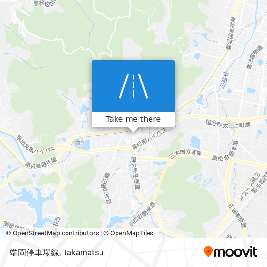 端岡停車場線 map
