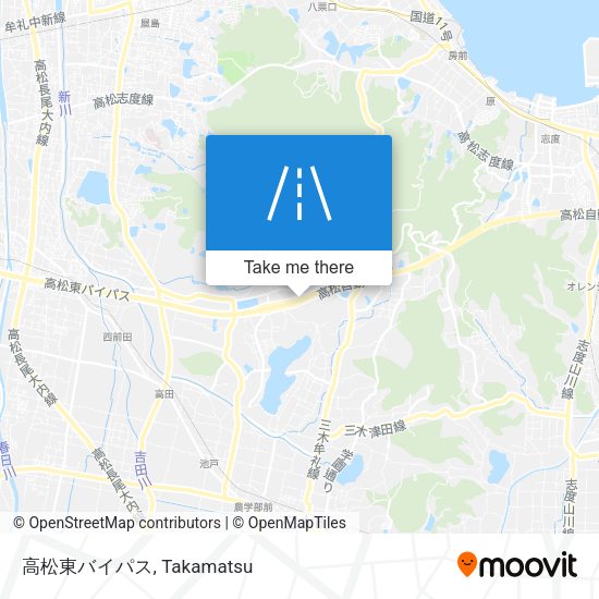 高松東バイパス map