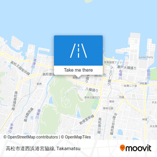 高松市道西浜港宮脇線 map