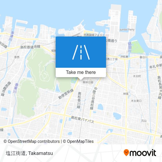 塩江街道 map