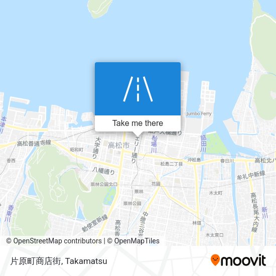 片原町商店街 map