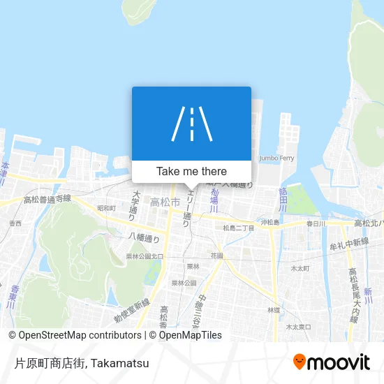 片原町商店街 map