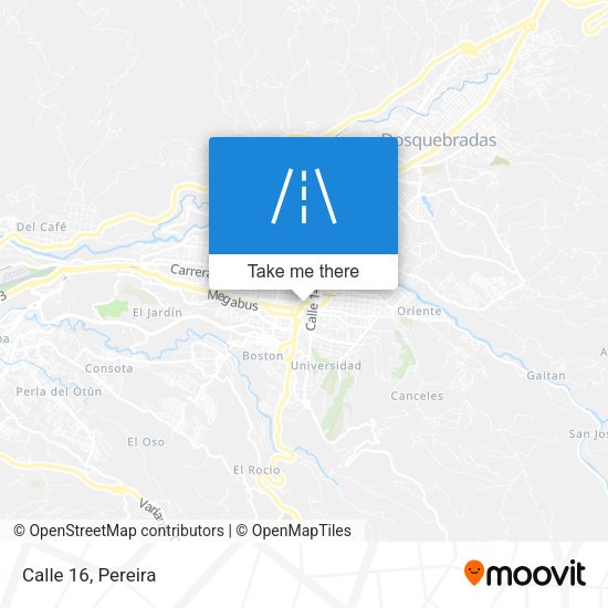 Mapa de Calle 16