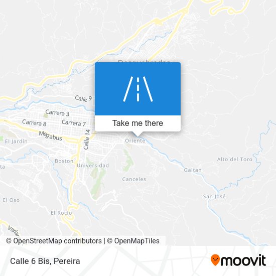 Mapa de Calle 6 Bis