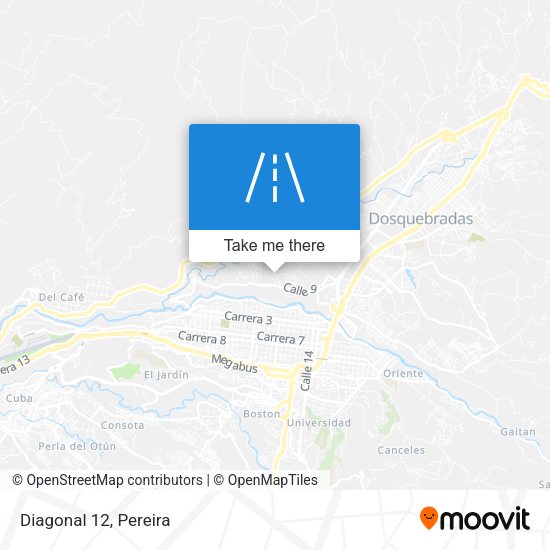 Mapa de Diagonal 12