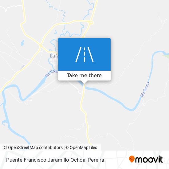 Puente Francisco Jaramillo Ochoa map