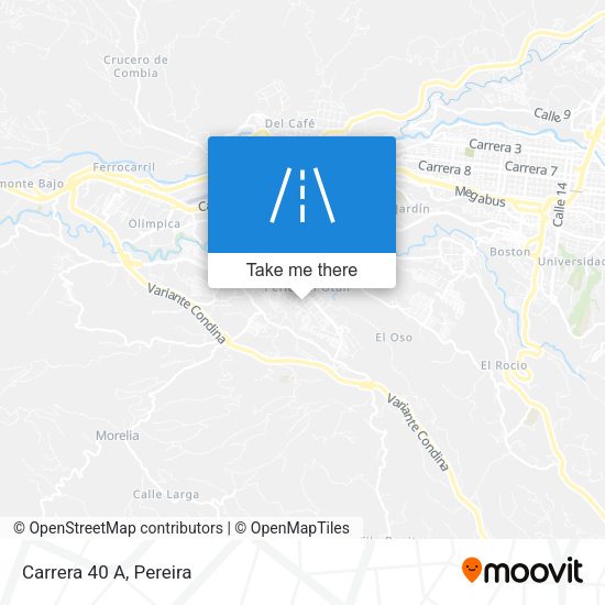Mapa de Carrera 40 A
