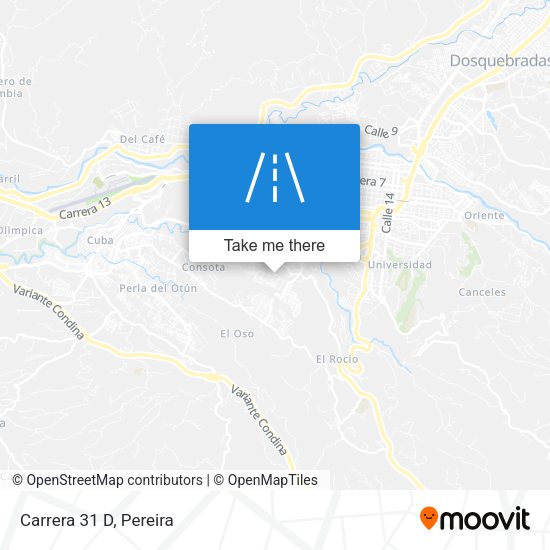 Mapa de Carrera 31 D