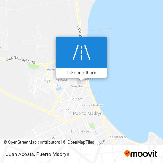 Mapa de Juan Acosta