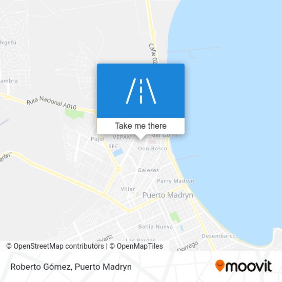 Mapa de Roberto Gómez