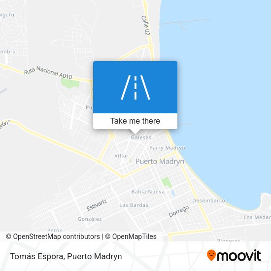 Tomás Espora map