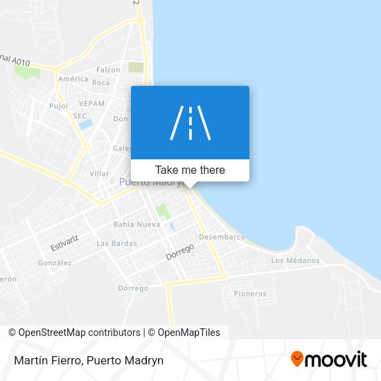 Martín Fierro map