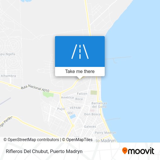 Rifleros Del Chubut map