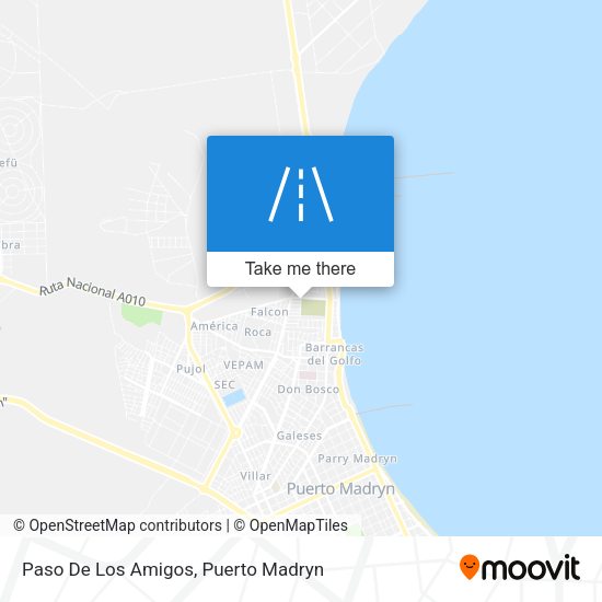 Paso De Los Amigos map