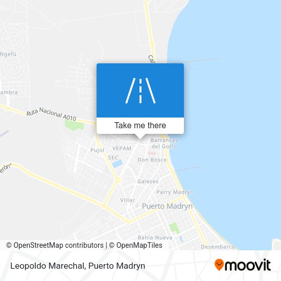 Mapa de Leopoldo Marechal