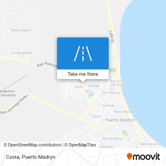 Mapa de Costa