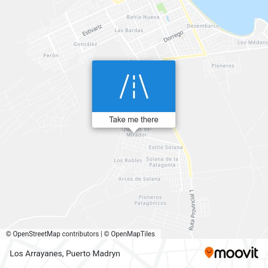 Mapa de Los Arrayanes
