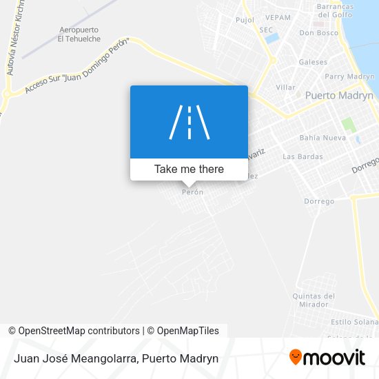Juan José Meangolarra map