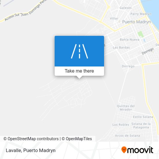 Mapa de Lavalle