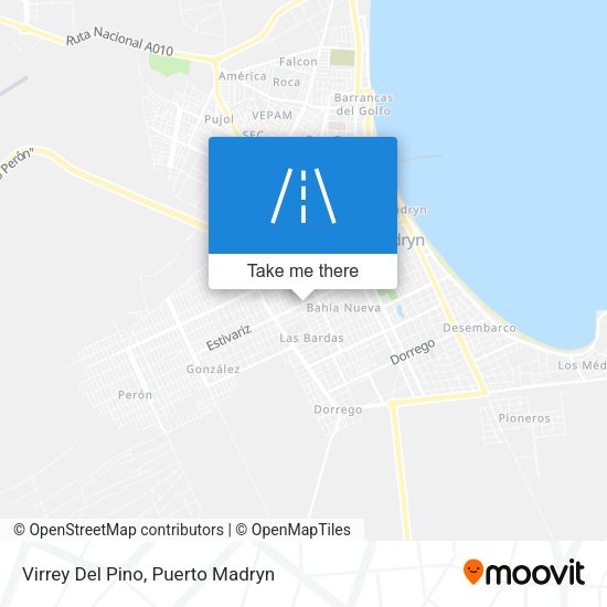 Virrey Del Pino map