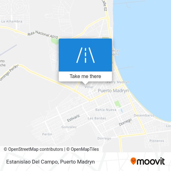 Estanislao Del Campo map