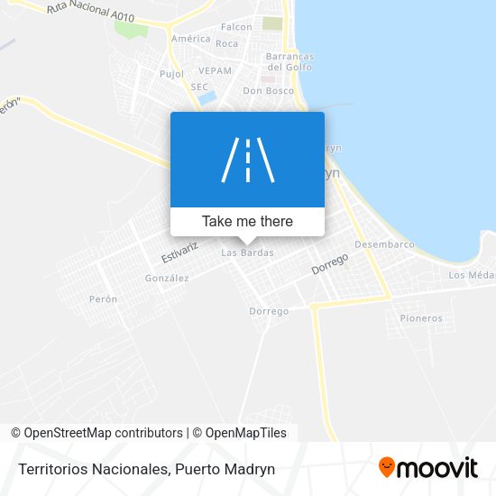 Territorios Nacionales map