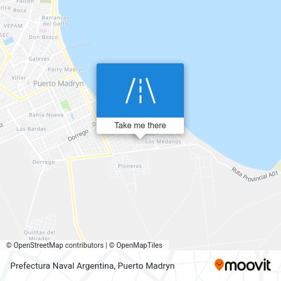 Prefectura Naval Argentina map