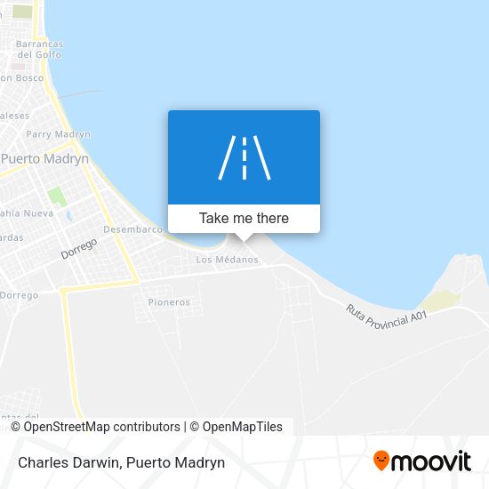 Mapa de Charles Darwin