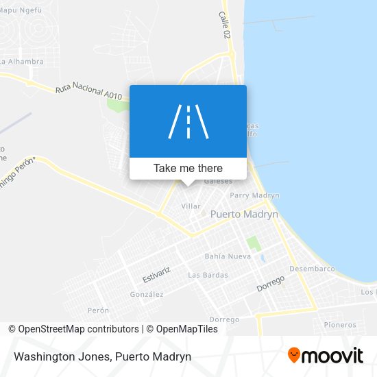 Washington Jones map