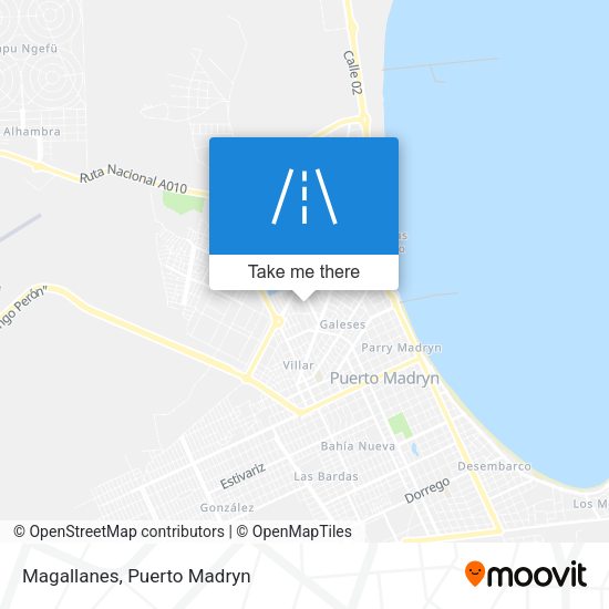 Mapa de Magallanes