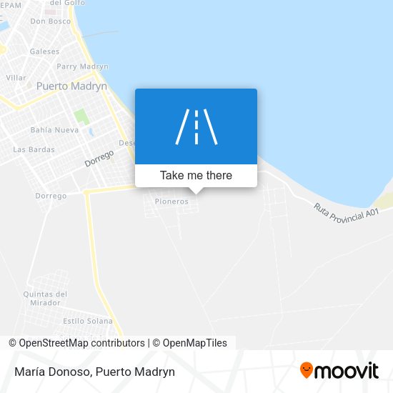 María Donoso map