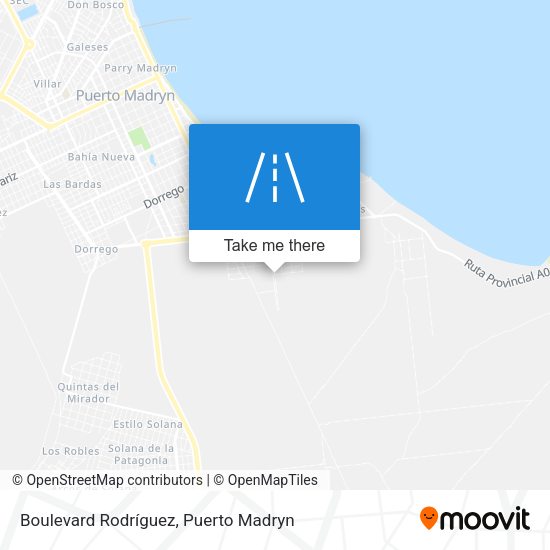 Mapa de Boulevard Rodríguez