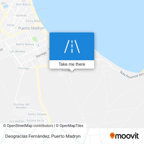 Deogracias Fernández map