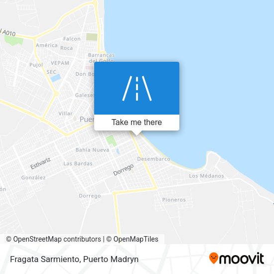Fragata Sarmiento map