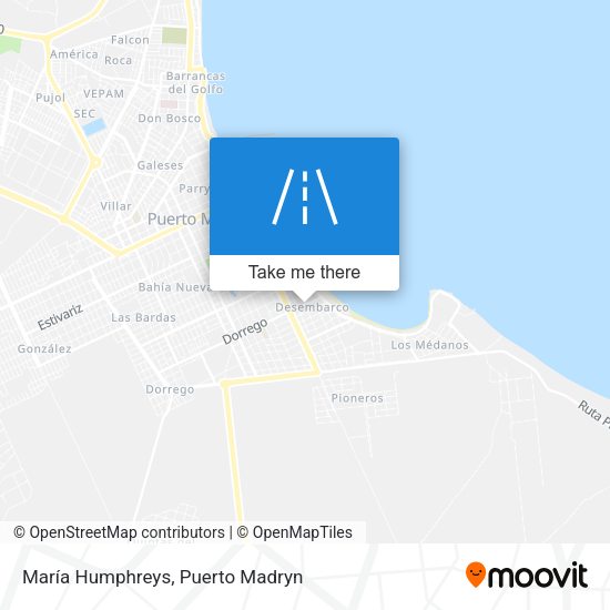 María Humphreys map
