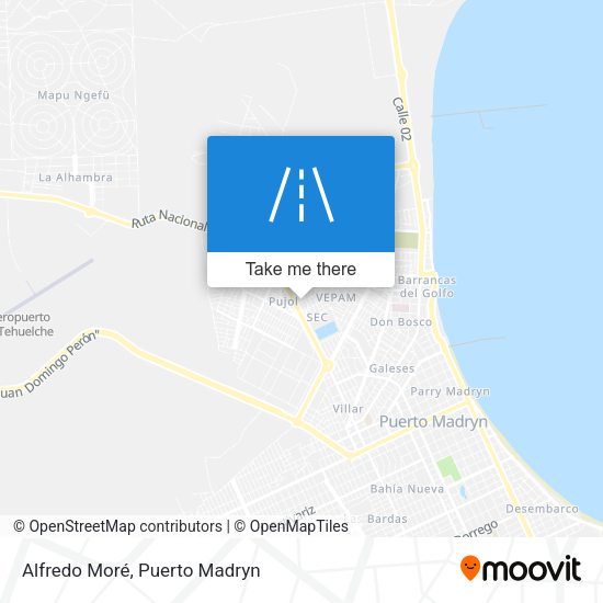 Alfredo Moré map