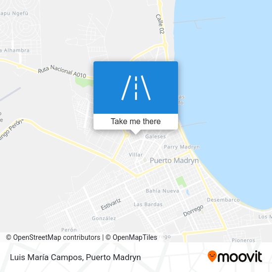 Luis María Campos map