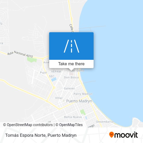 Mapa de Tomás Espora Norte