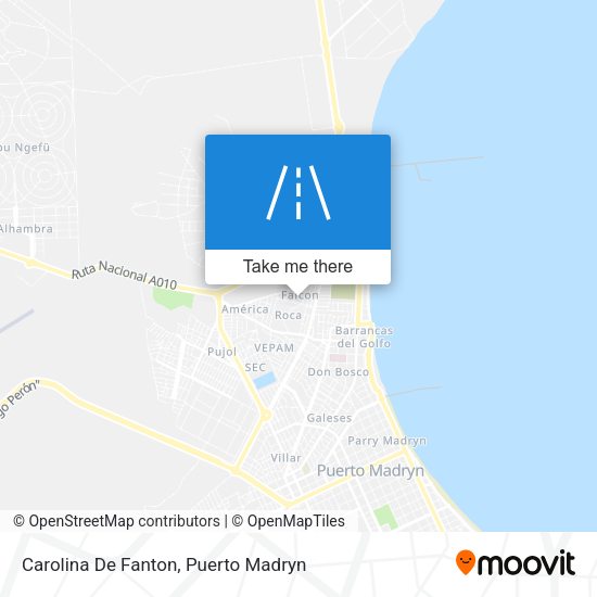 Mapa de Carolina De Fanton