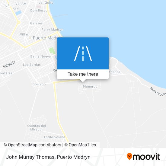 Mapa de John Murray Thomas