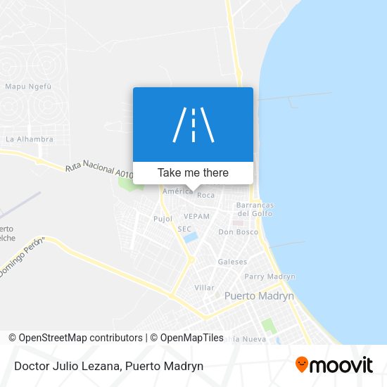 Doctor Julio Lezana map