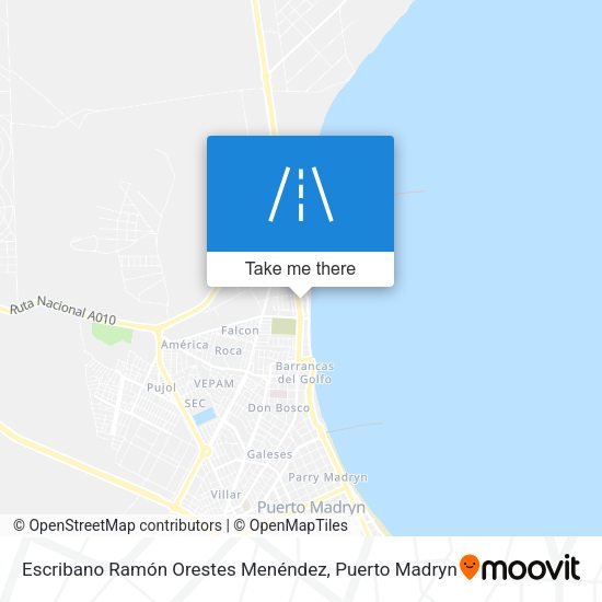 Escribano Ramón Orestes Menéndez map