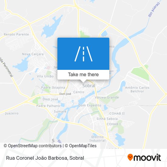 Rua Coronel João Barbosa map