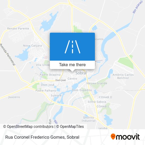 Rua Coronel Frederico Gomes map