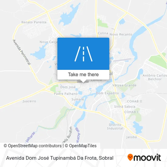 Avenida Dom José Tupinambá Da Frota map